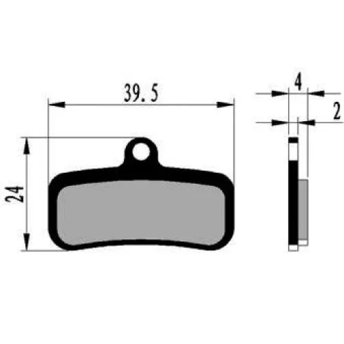 Pastillas freno Krayton aluminio Shi. Saint M810, ZEE, XT M8020, XTR M9120 & TRP - miniatura 3