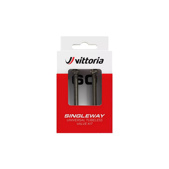 Vittoria Válvulas Tubeless Aluminio Negro 100mm - miniatura 2